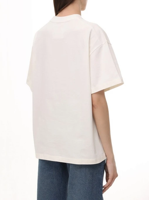 Футболка хлопковая JIL SANDER
