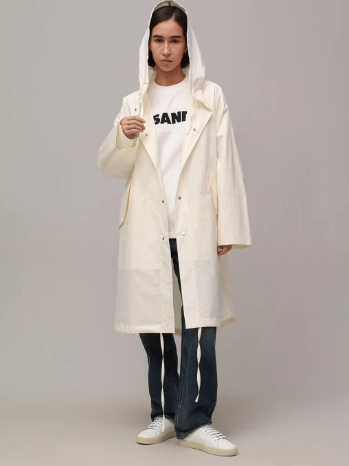 Плащ хлопковый JIL SANDER