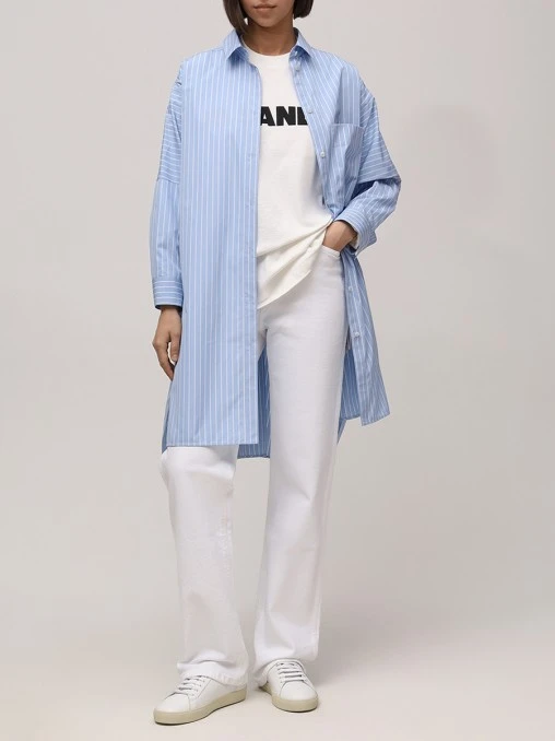 Рубашка хлопковая JIL SANDER