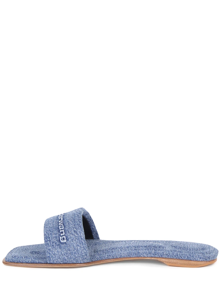 Шлепанцы джинсовые