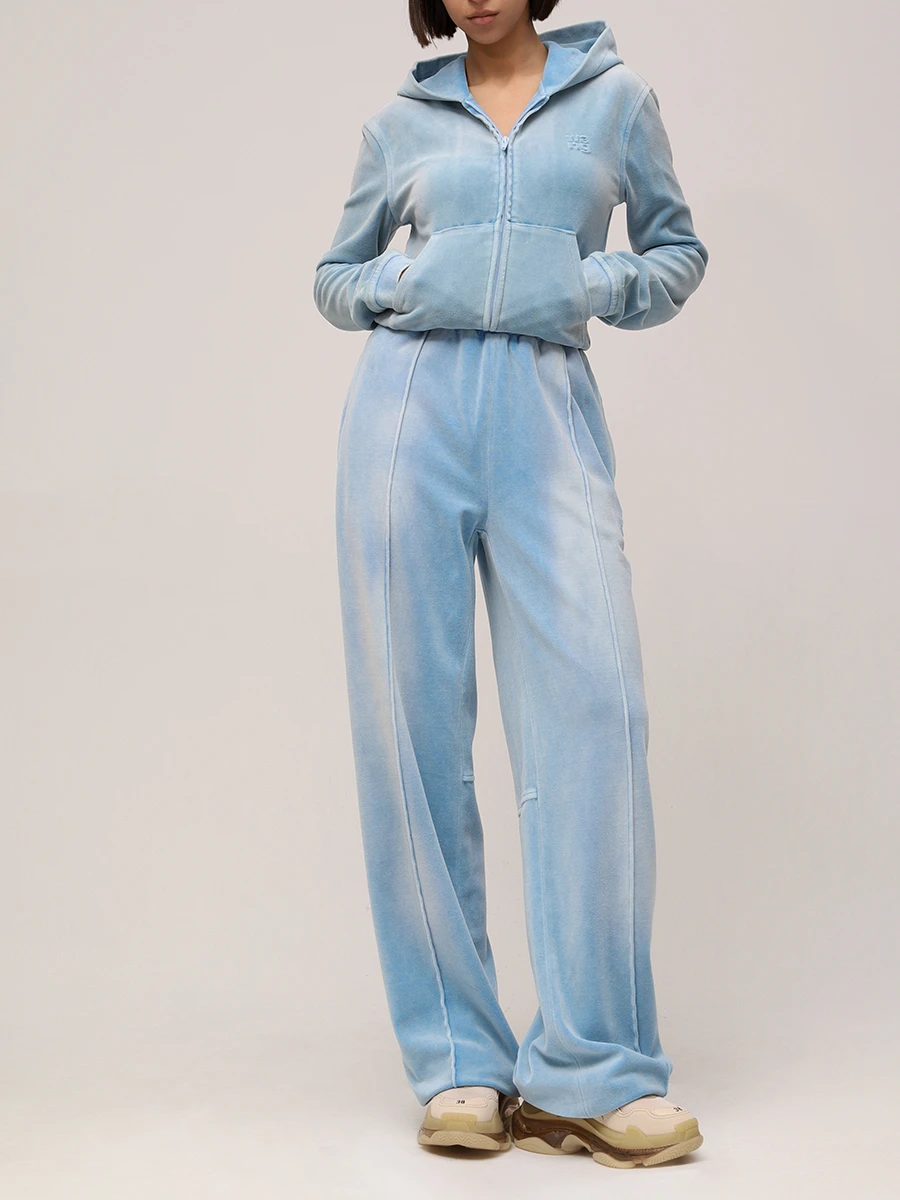 Брюки велюровые