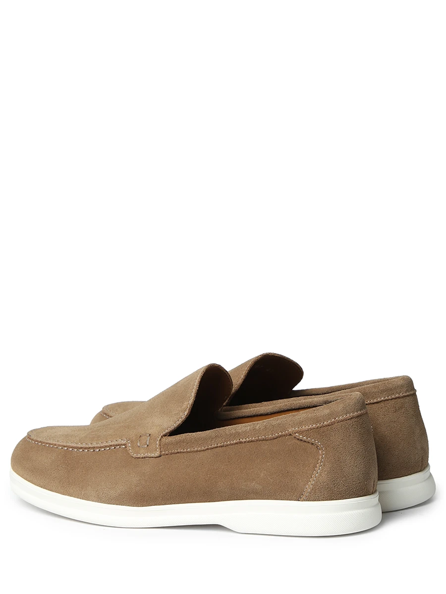 Лоферы замшевые