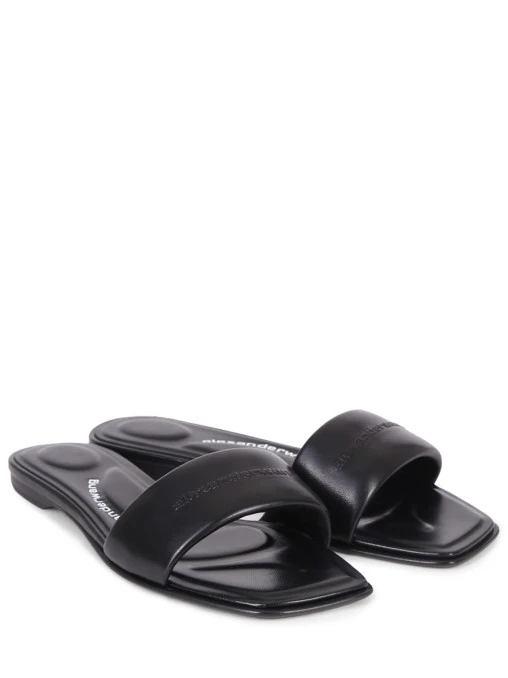 Шлепанцы кожаные ALEXANDER WANG