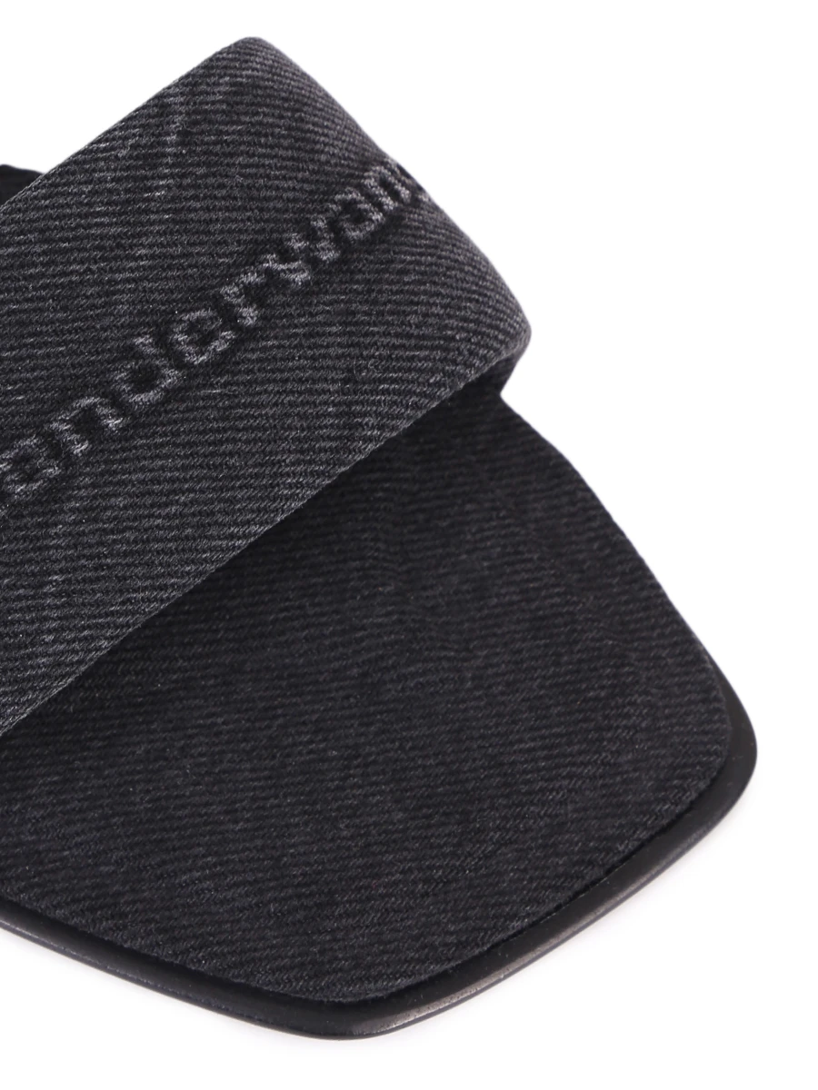 Шлепанцы джинсовые