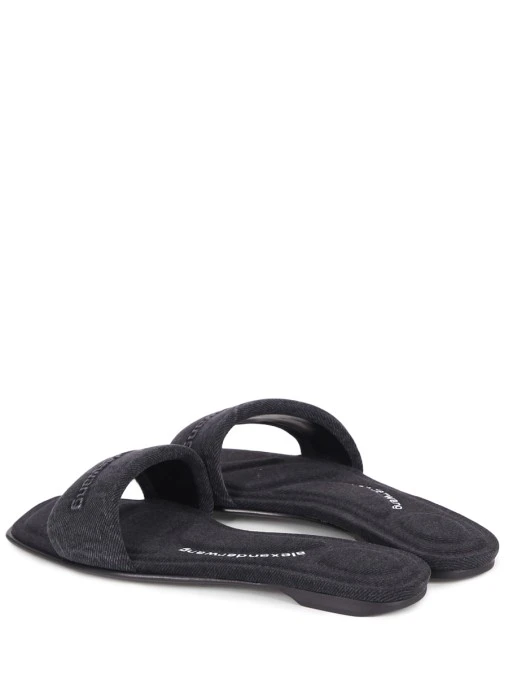 Шлепанцы джинсовые ALEXANDER WANG