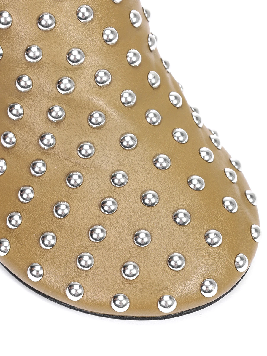 Мюли кожаные