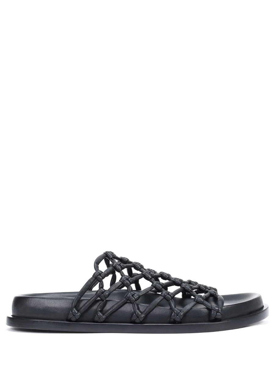 Шлепанцы кожаные