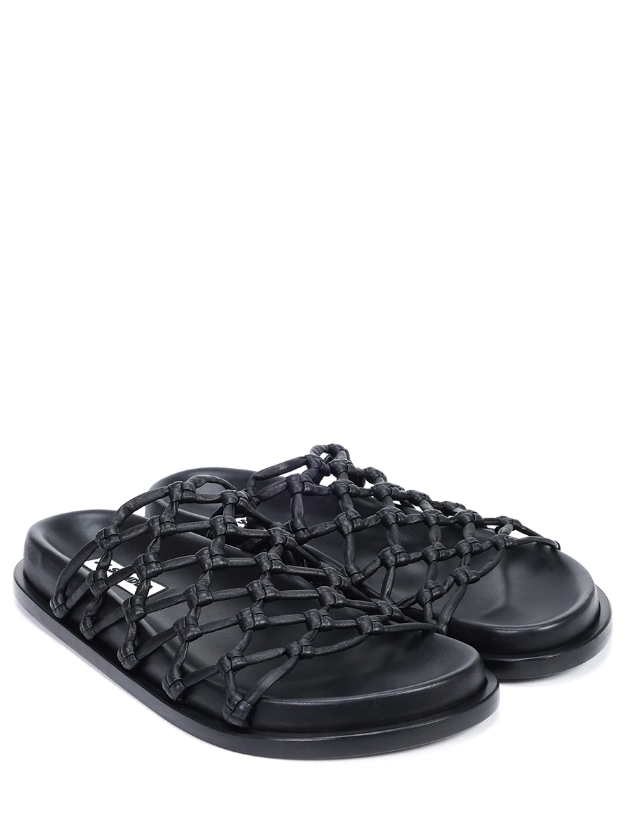 Шлепанцы кожаные