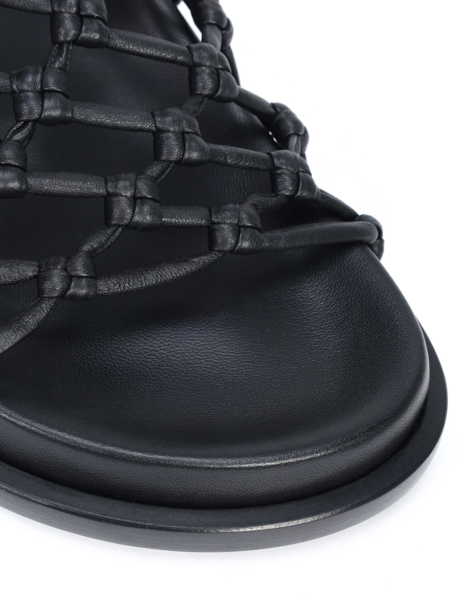 Шлепанцы кожаные