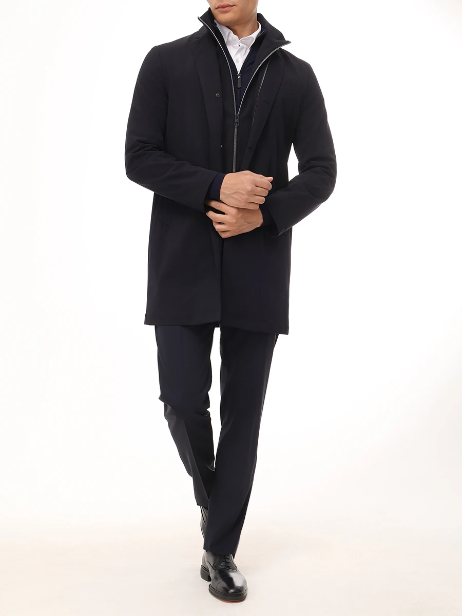 Плащ однотонный