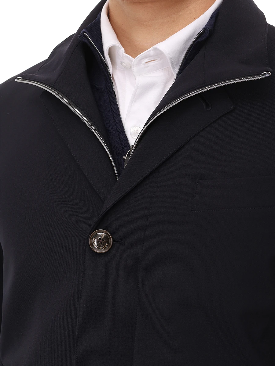 Плащ однотонный