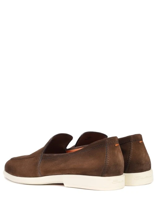 Лоферы замшевые SANTONI