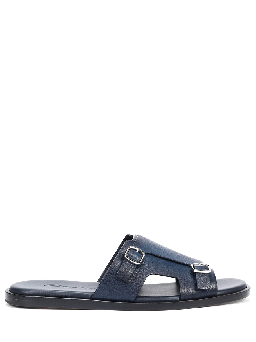 Шлепанцы кожаные