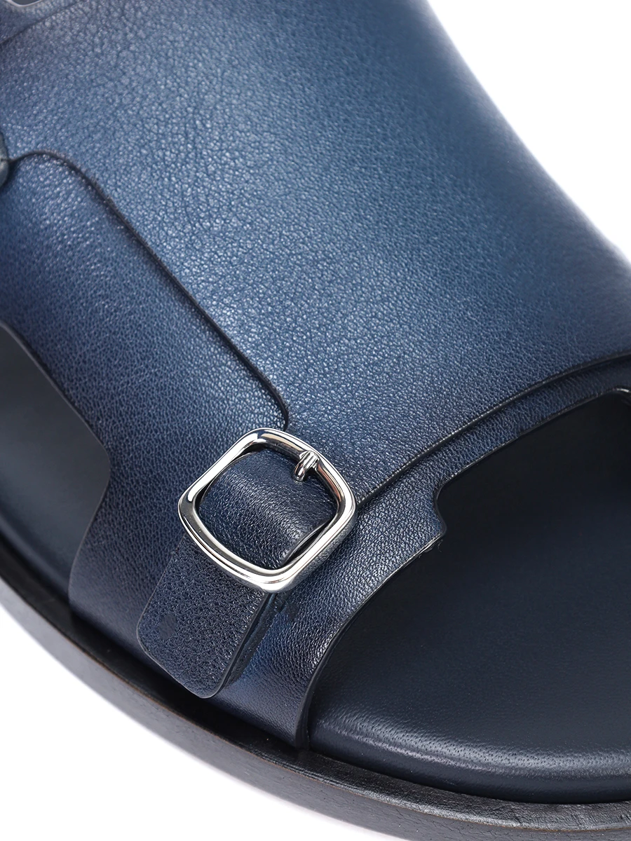 Шлепанцы кожаные