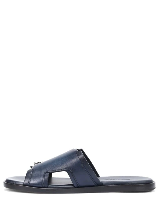 Шлепанцы кожаные SANTONI
