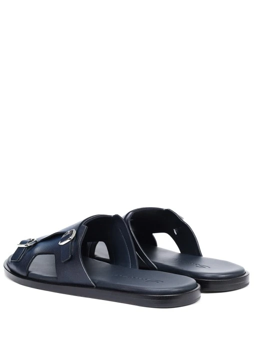 Шлепанцы кожаные SANTONI