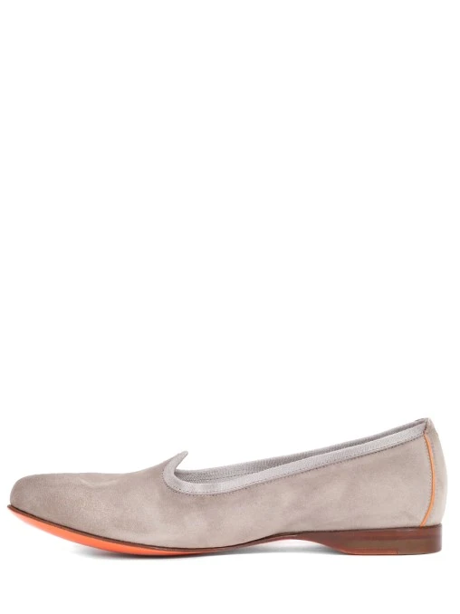 Лоферы замшевые SANTONI