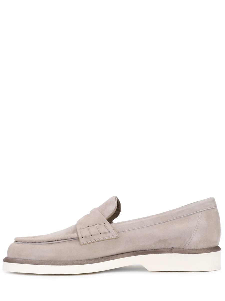 Лоферы замшевые