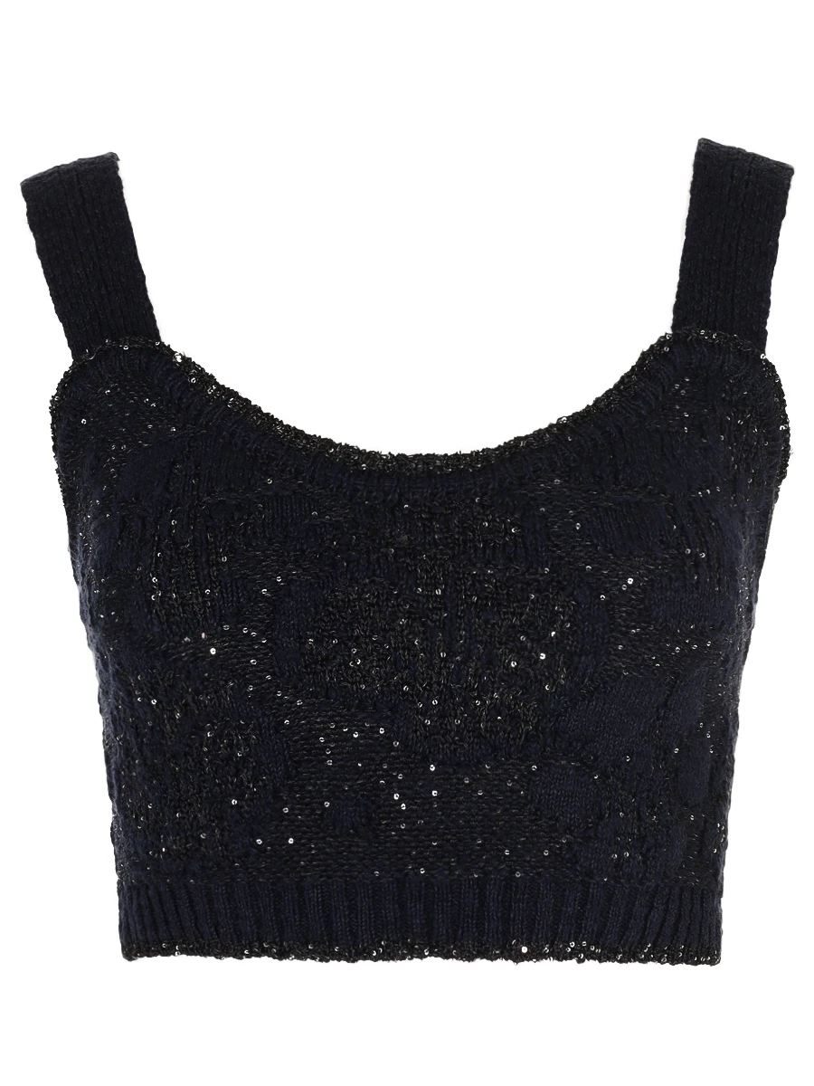 Топ с пайетками