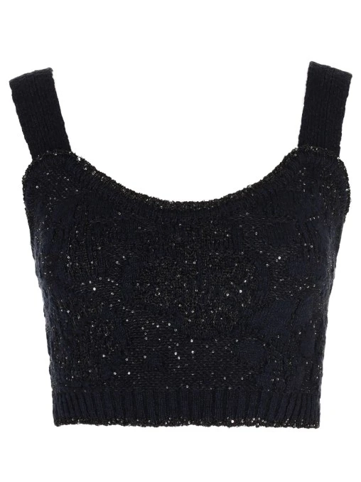 Топ с пайетками AND THE BRAND