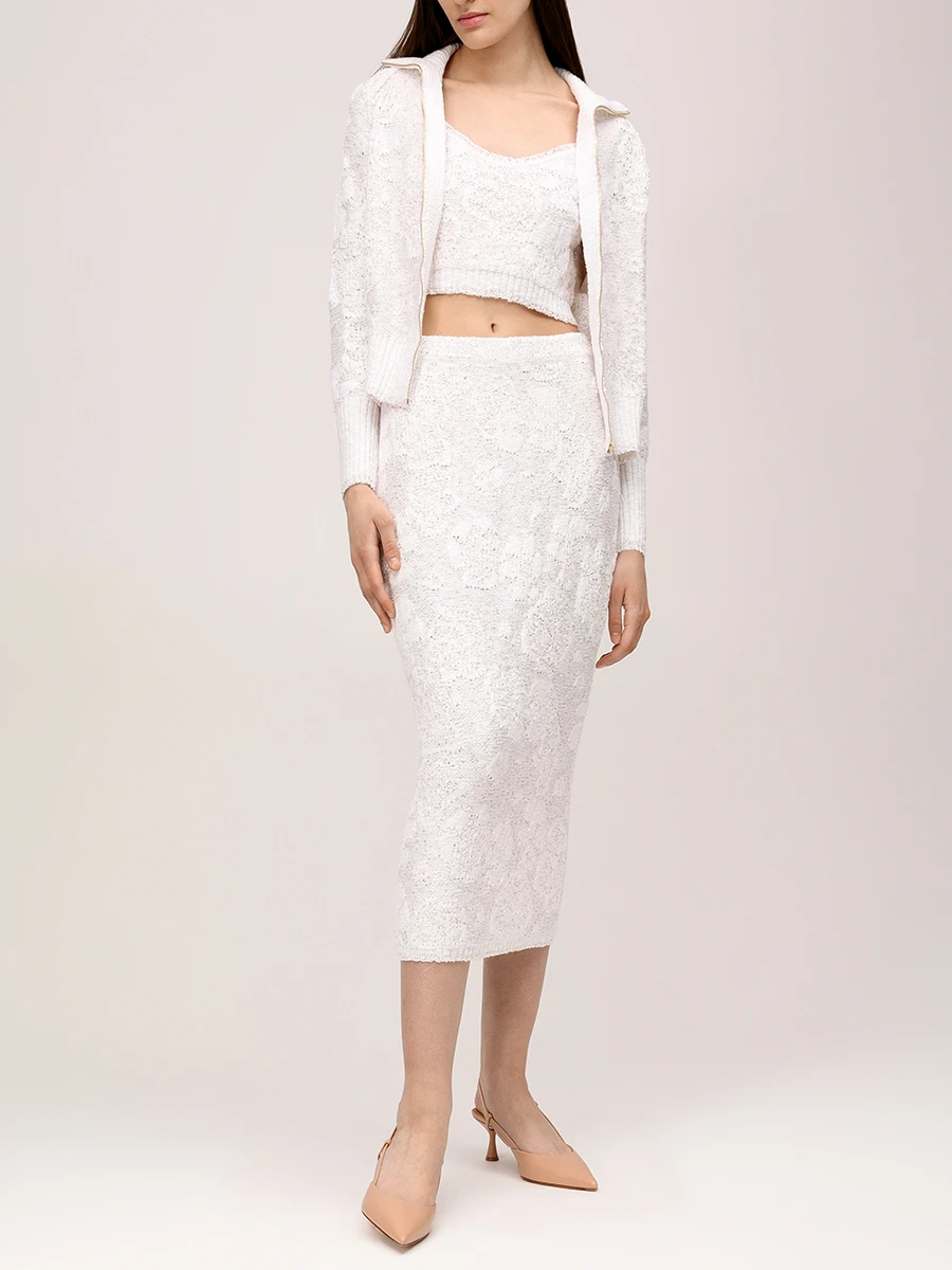 Юбка с пайетками