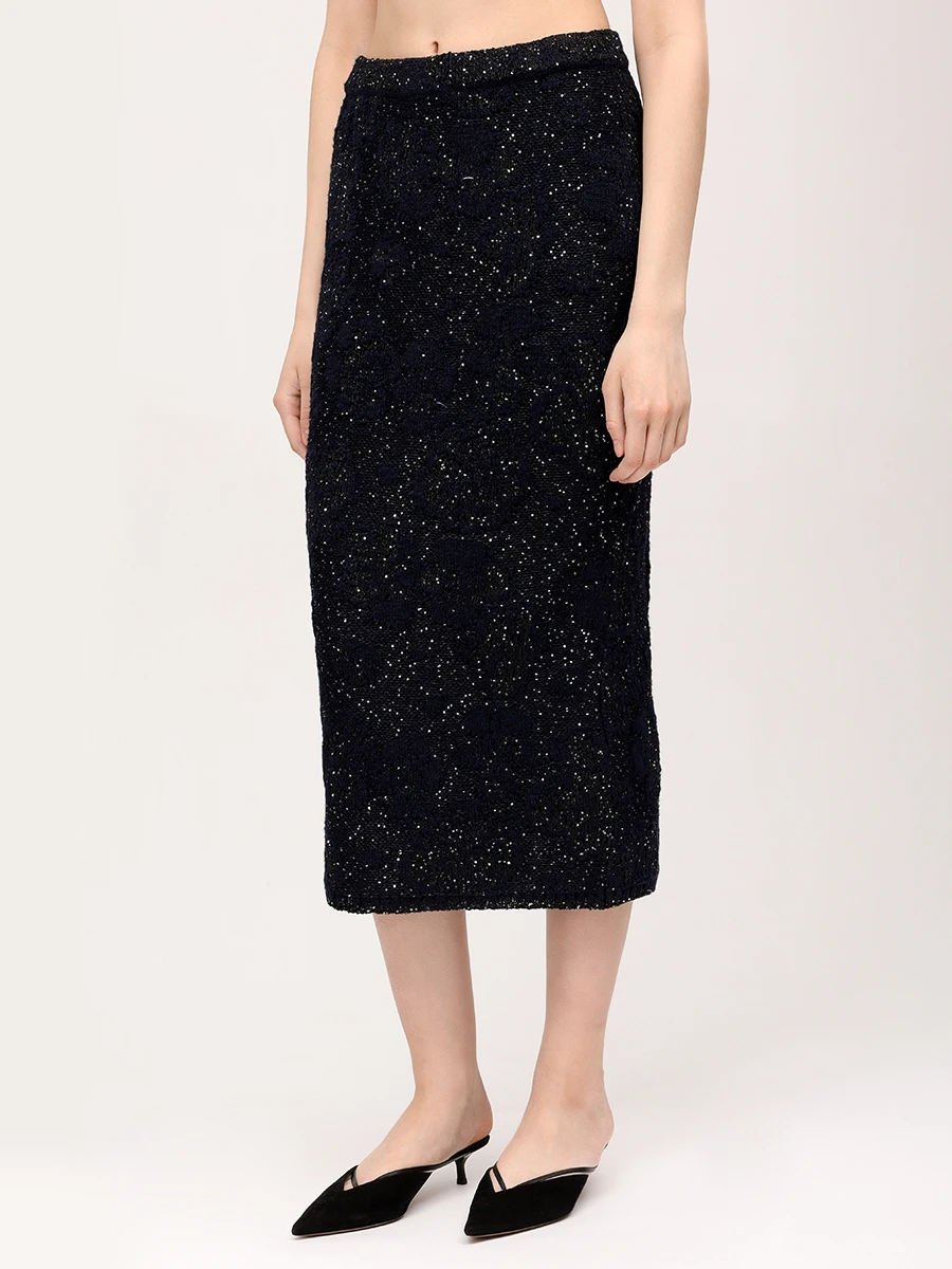 Юбка с пайетками