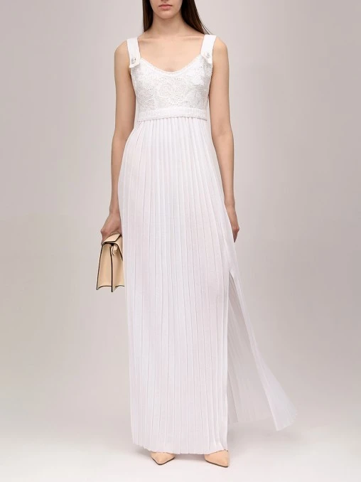 Платье комбинированное AND THE BRAND