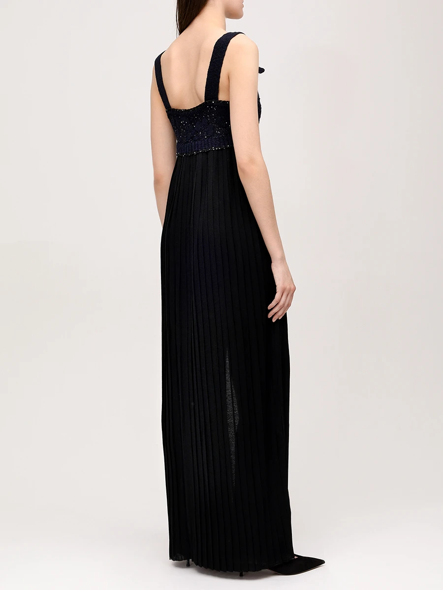 Платье комбинированное