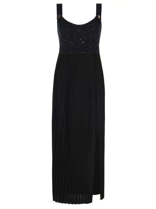 Платье комбинированное AND THE BRAND