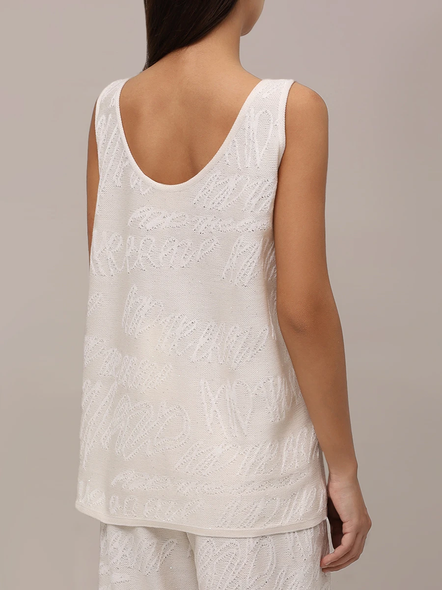 Топ из хлопка и вискозы