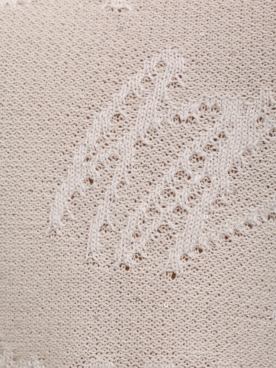 Топ из хлопка и вискозы