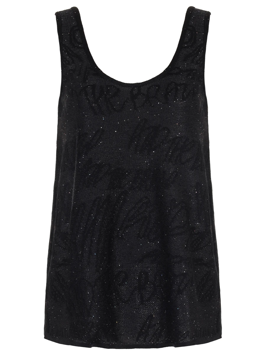 Топ из хлопка и вискозы