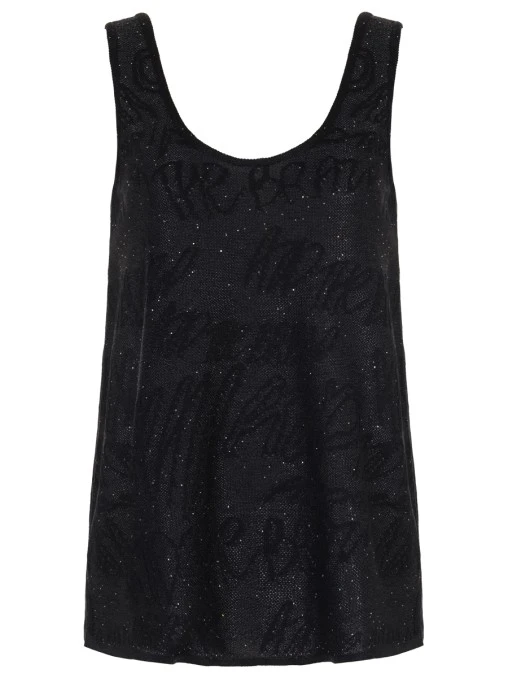 Топ из хлопка и вискозы AND THE BRAND