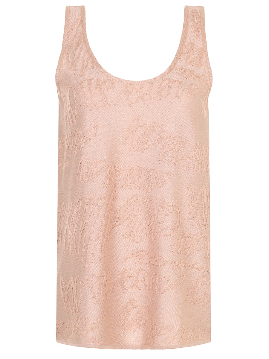 Топ из хлопка и вискозы