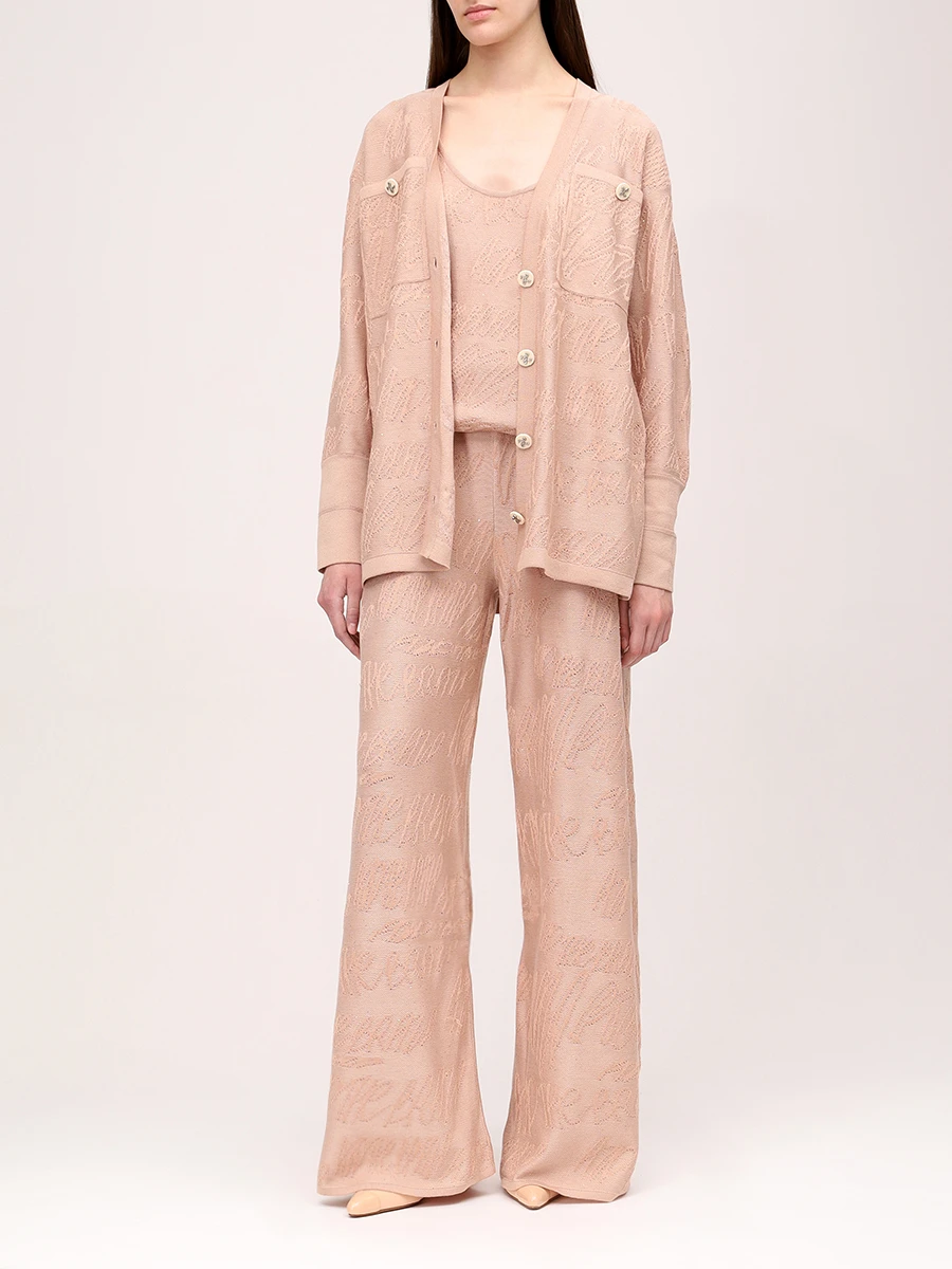 Топ из хлопка и вискозы