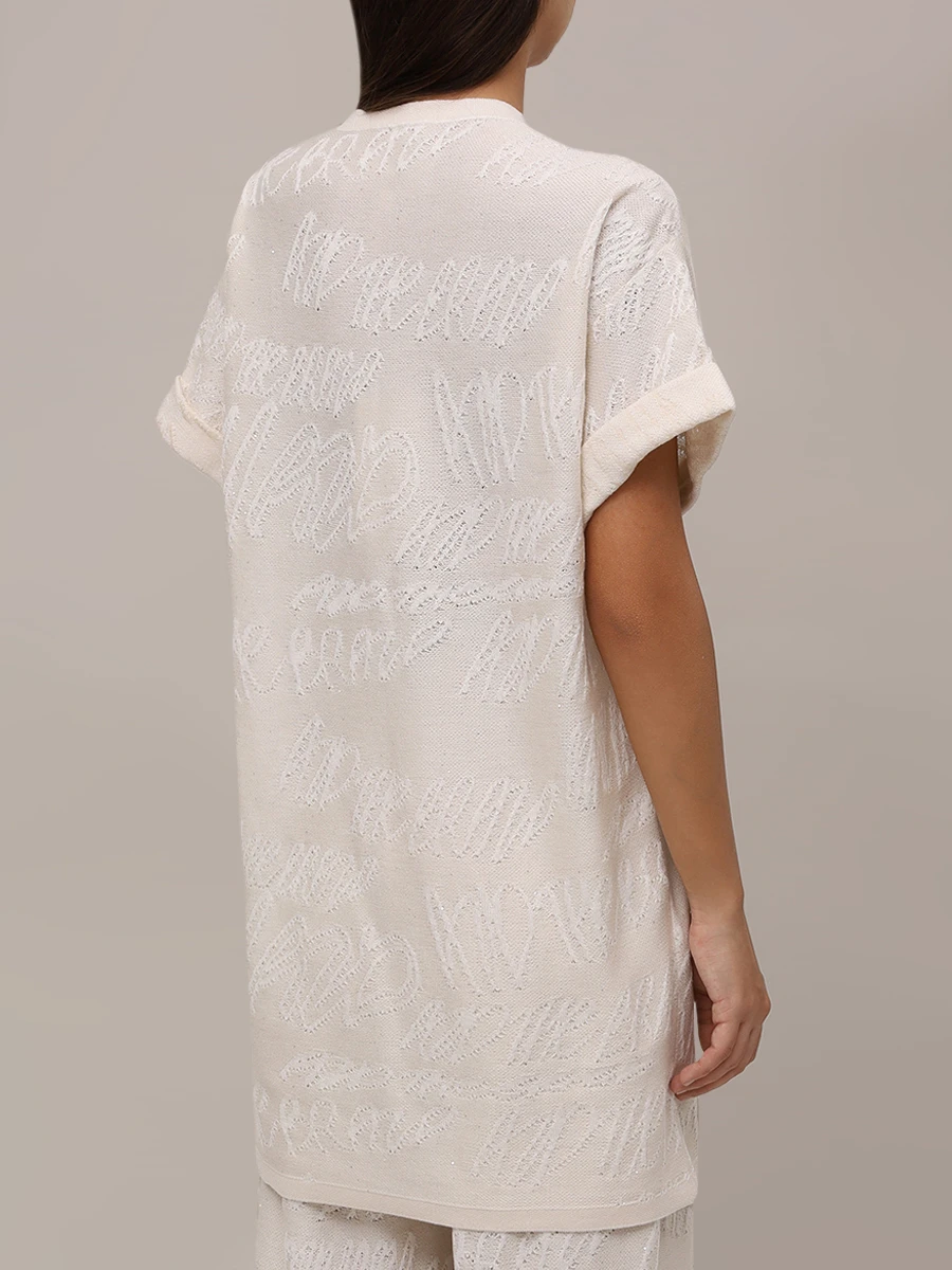 Футболка из хлопка и вискозы