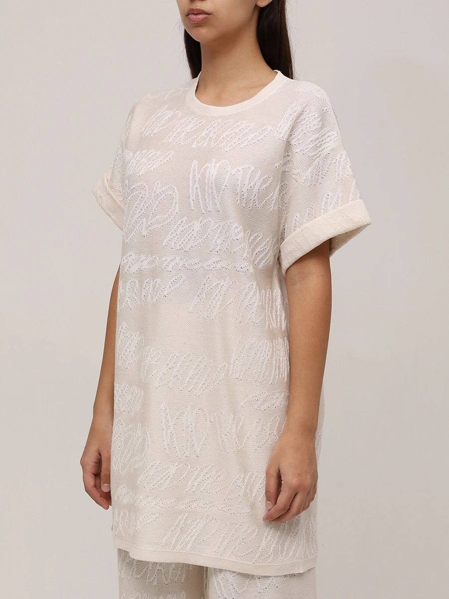 Футболка из хлопка и вискозы