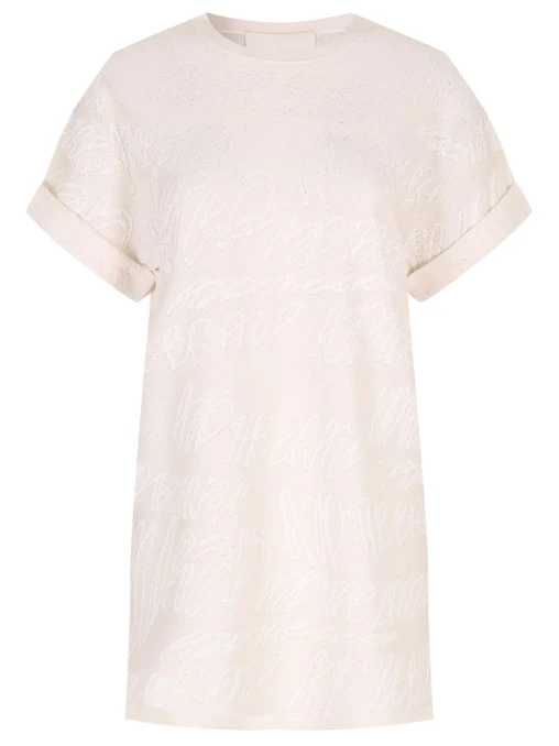 Футболка из хлопка и вискозы AND THE BRAND