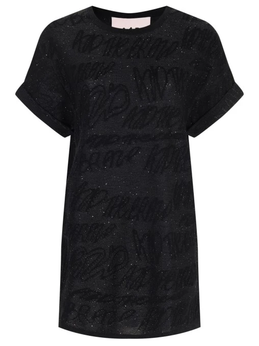 Футболка из хлопка и вискозы AND THE BRAND