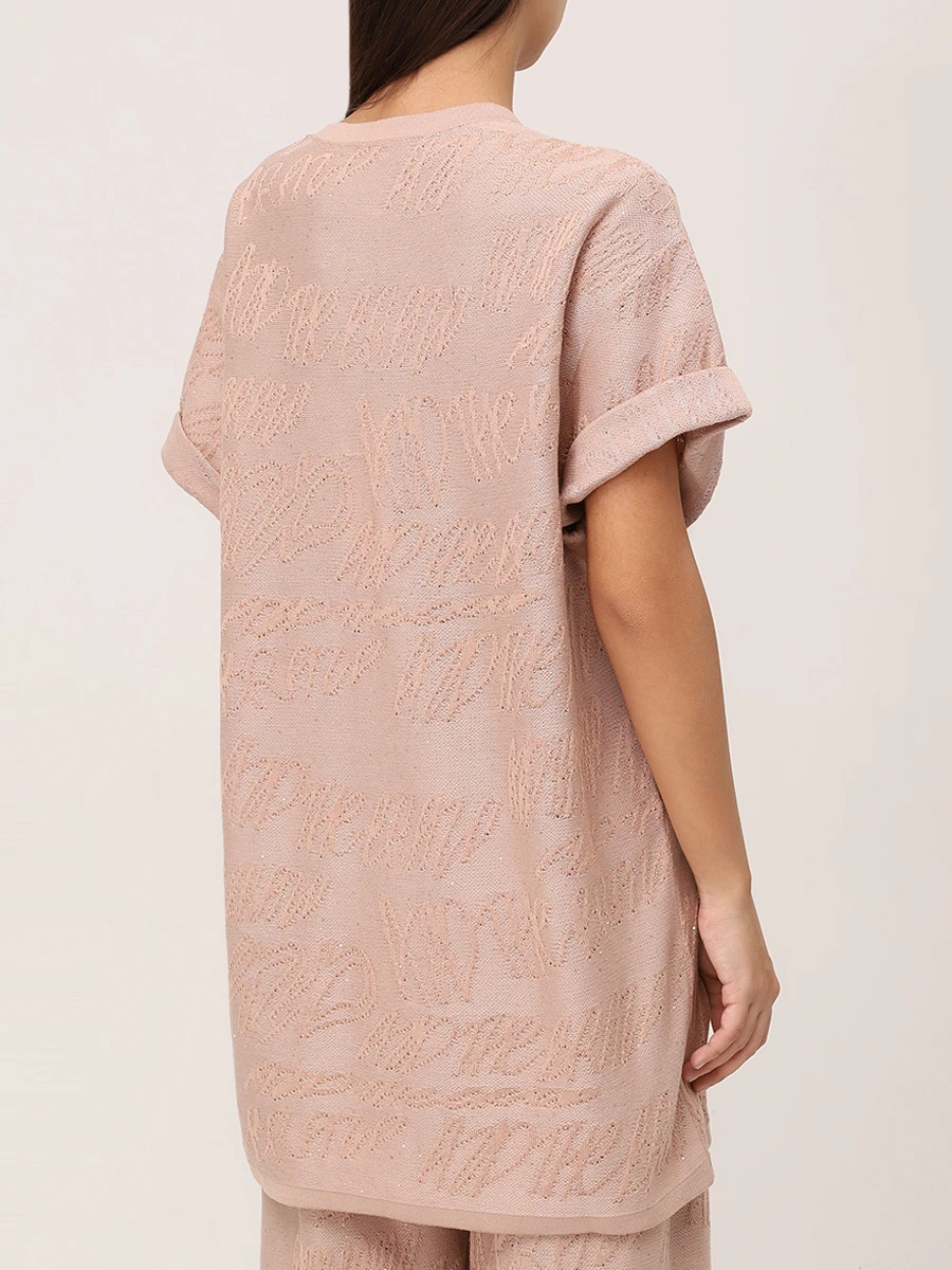 Футболка из хлопка и вискозы