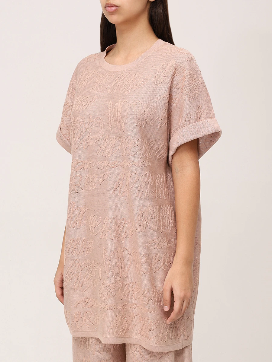 Футболка из хлопка и вискозы