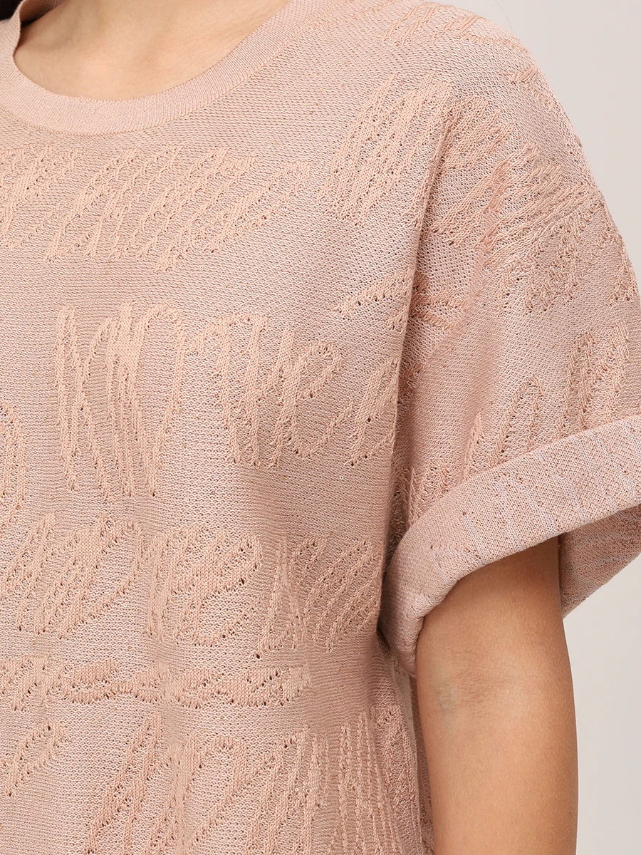 Футболка из хлопка и вискозы