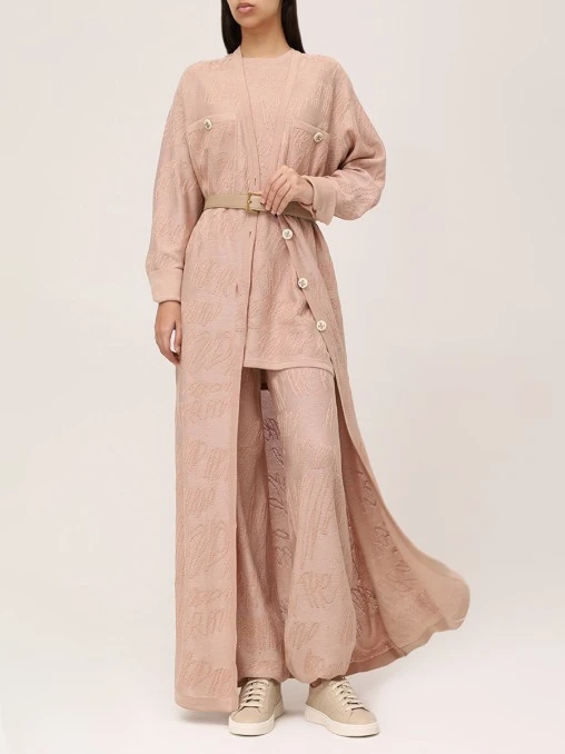 Футболка из хлопка и вискозы AND THE BRAND