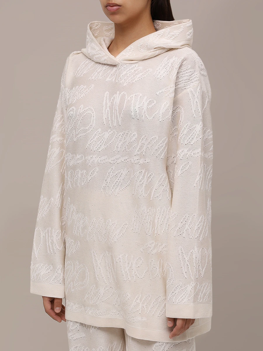 Худи из хлопка и вискозы