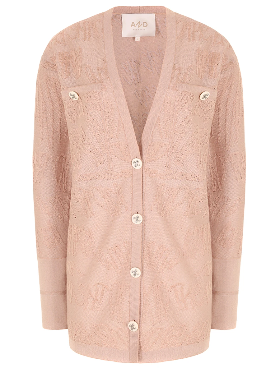 Кардиган из хлопка и вискозы