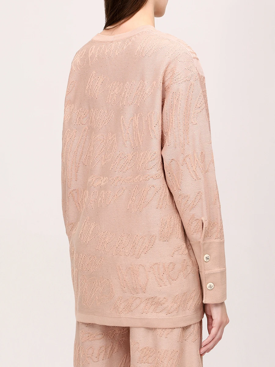 Кардиган из хлопка и вискозы