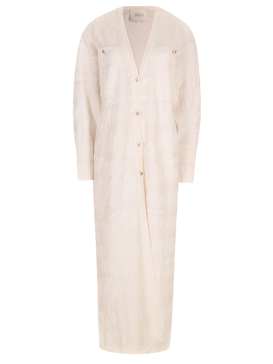 Кардиган из хлопка и вискозы