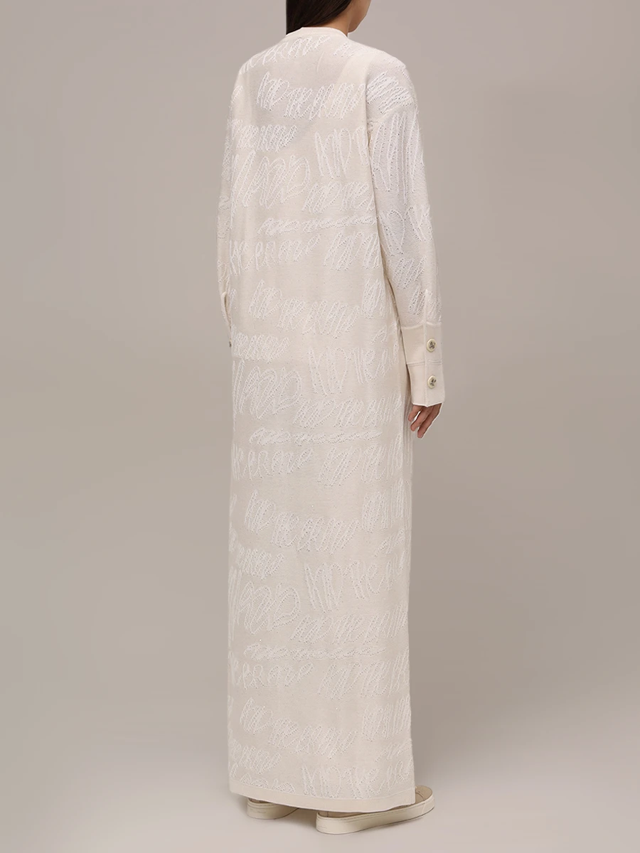 Кардиган из хлопка и вискозы