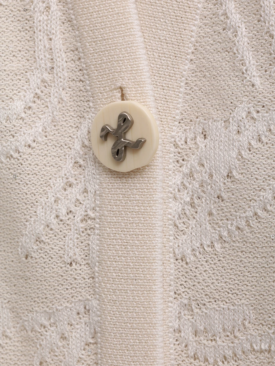 Кардиган из хлопка и вискозы