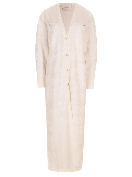 Кардиган из хлопка и вискозы AND THE BRAND